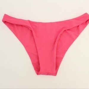 Cheeky Peachy Pink Low-rise High Cut Bikini Bottom